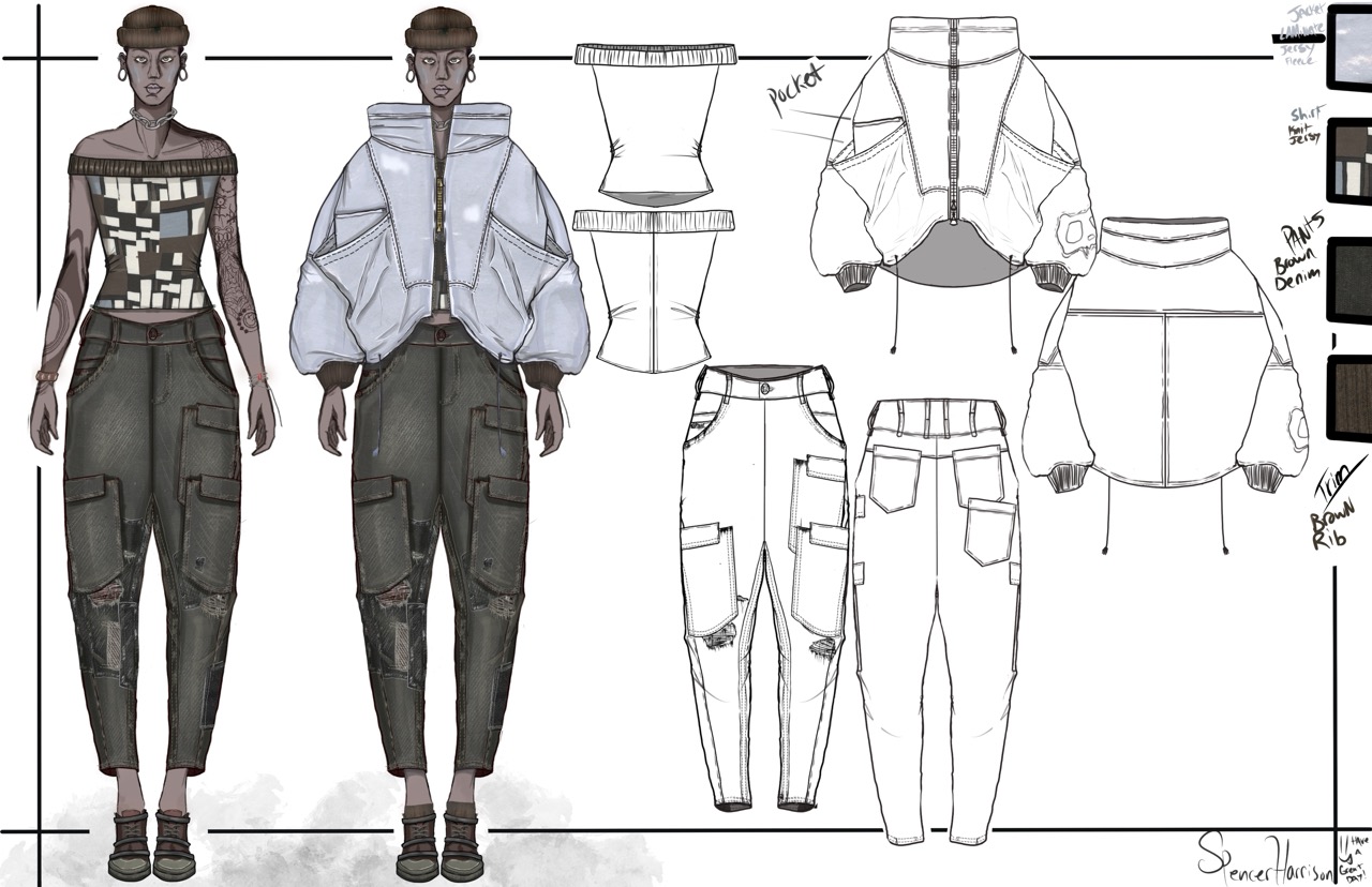 Flat layout · 8